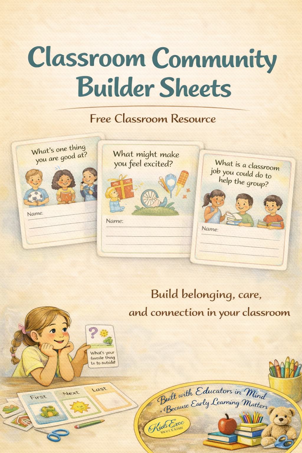 Classroom Community Builder Sheet