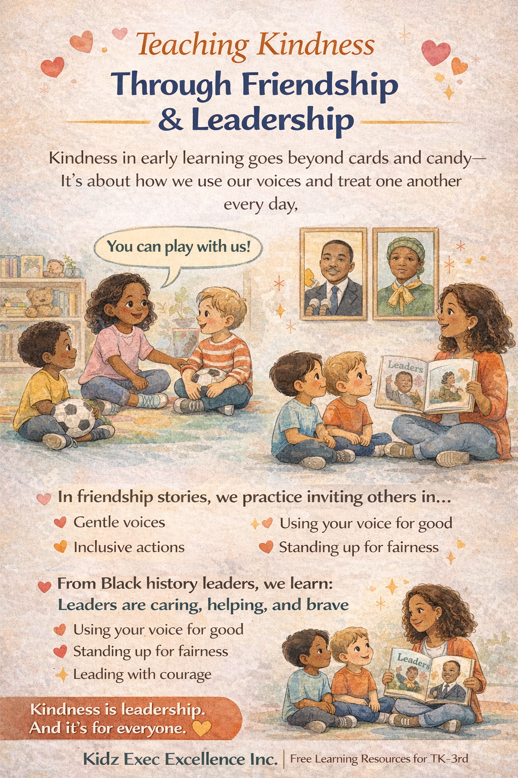 Teaching Kindness Through Friendship &amp; Leadership