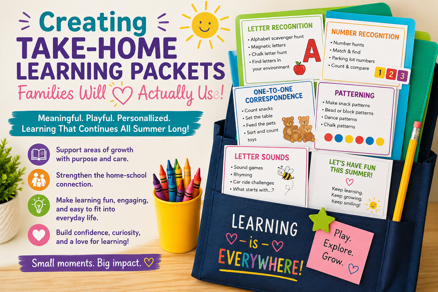 Creating Take-Home Learning Packets Families Will Actually Use