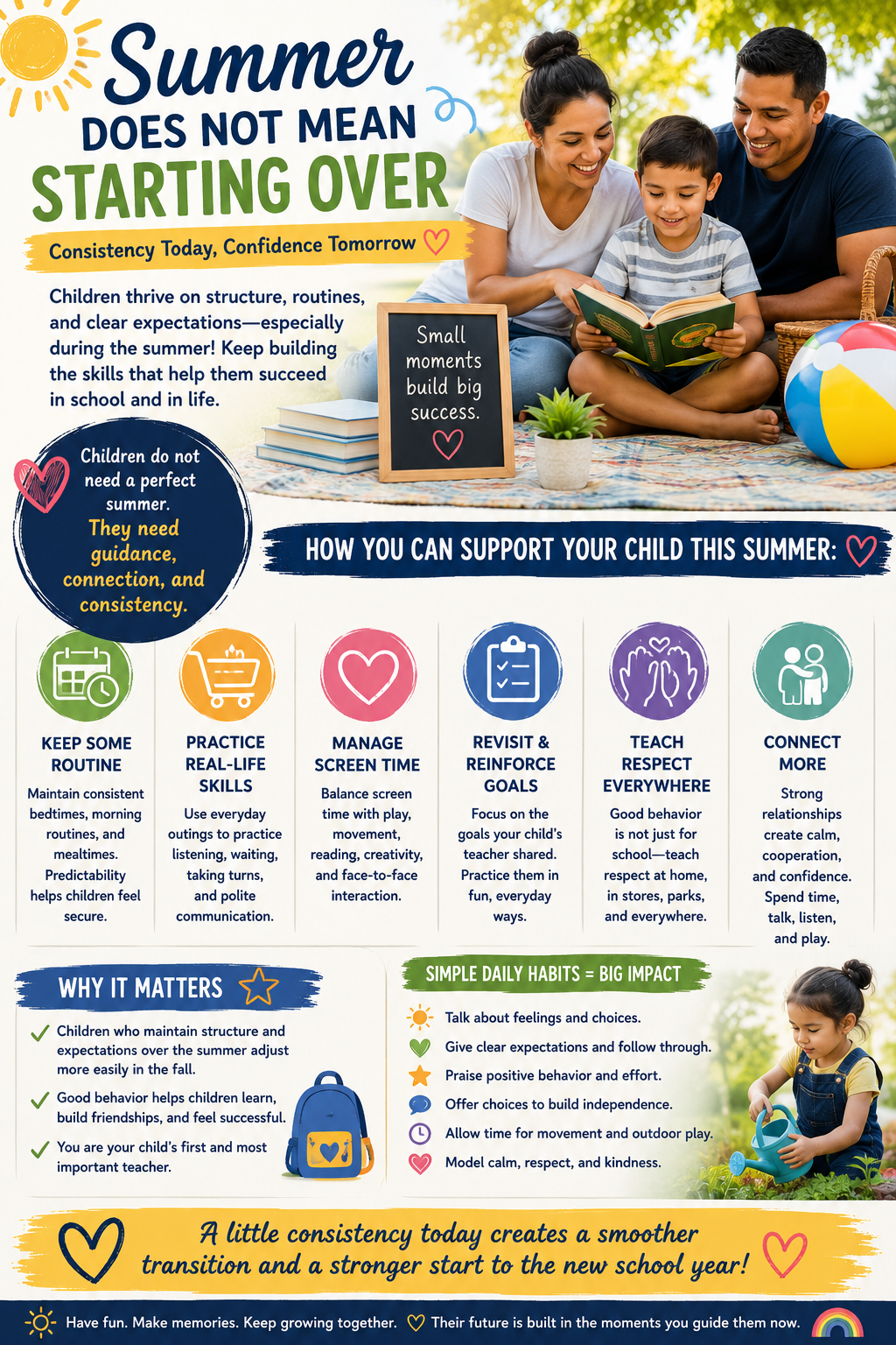 Summer Does Not Mean Starting Over: Why Children Still Need Structure During Breaks