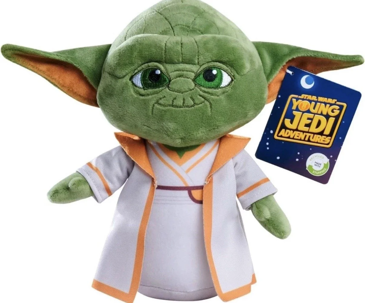Official Licensed Star Wars Young Jedi Adventures Plush Toy Master Yoda NEW