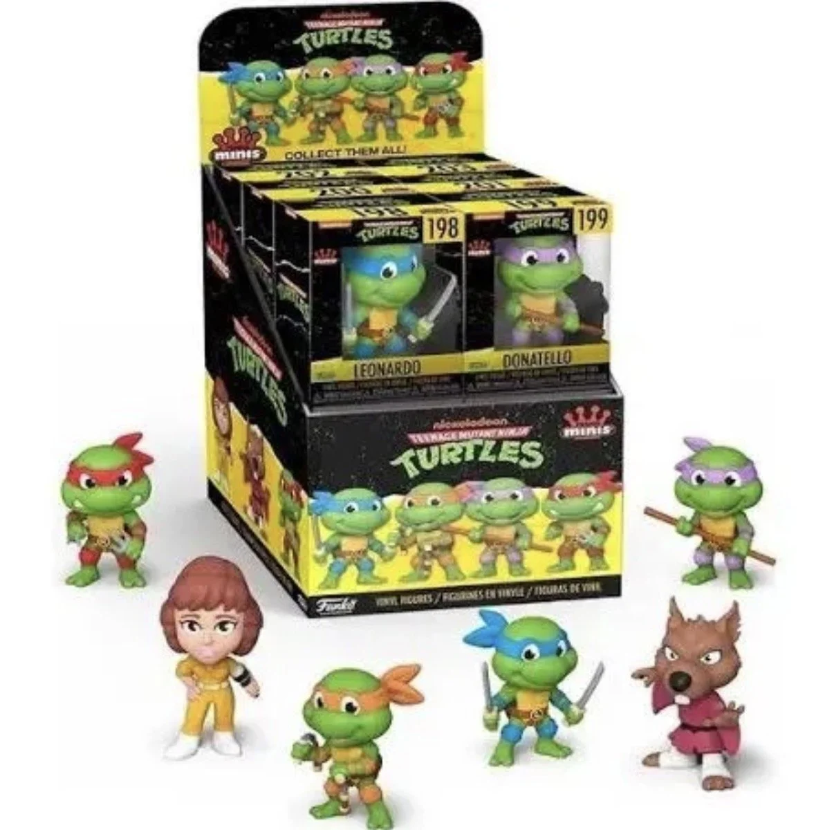 Funko Minis Teenage Mutant Ninja Turtles Whole Set