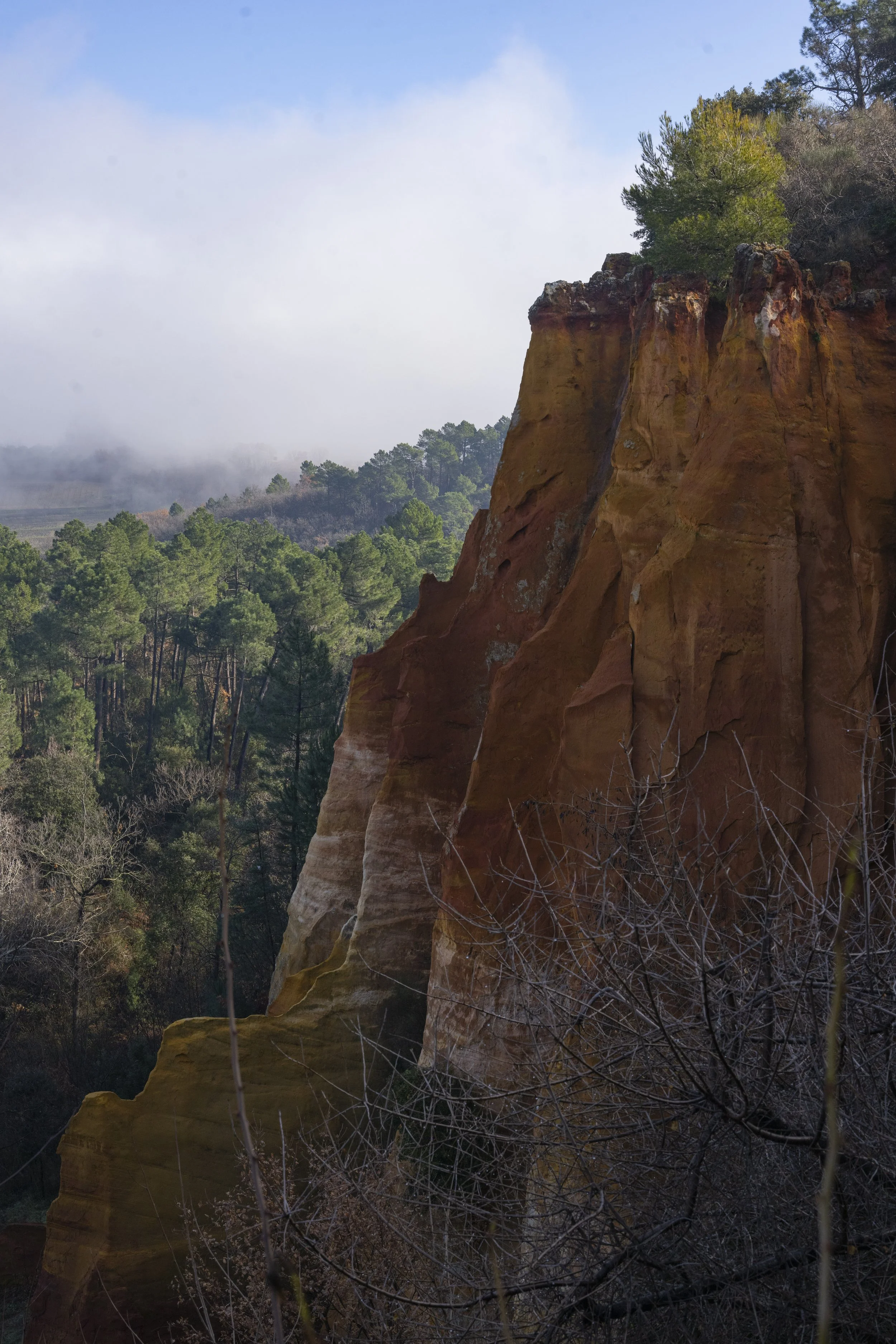 Roussillion, France, January 2026