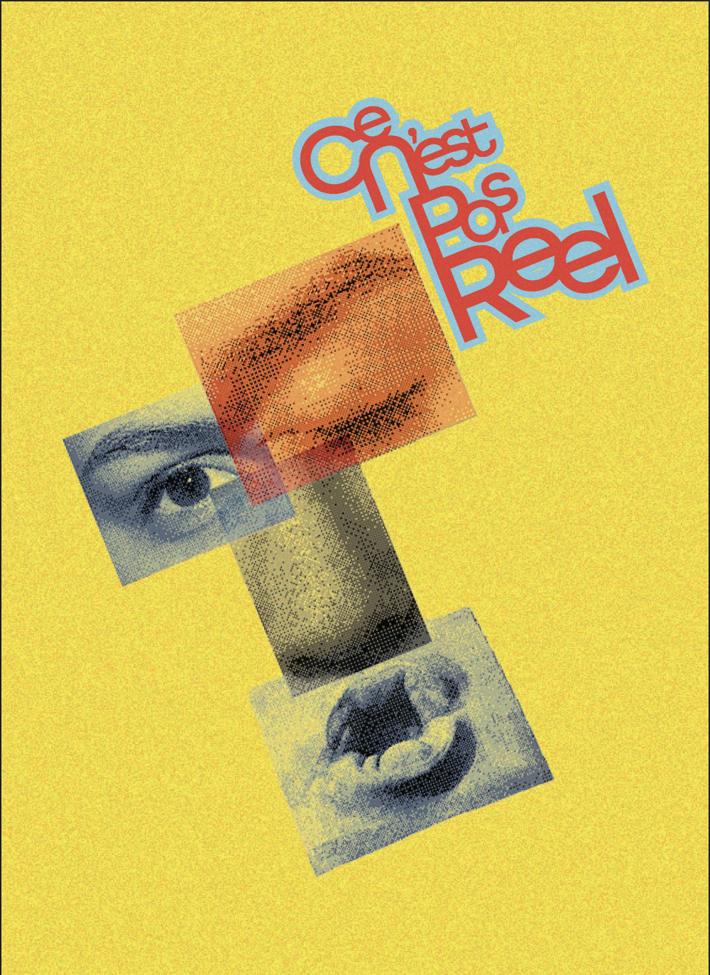 Ce N'est Pas Reel \ Collaboration between Mills Lynerd (Graphic Design and Typography), Lindsey Jordan (Photography), and me (Photography)