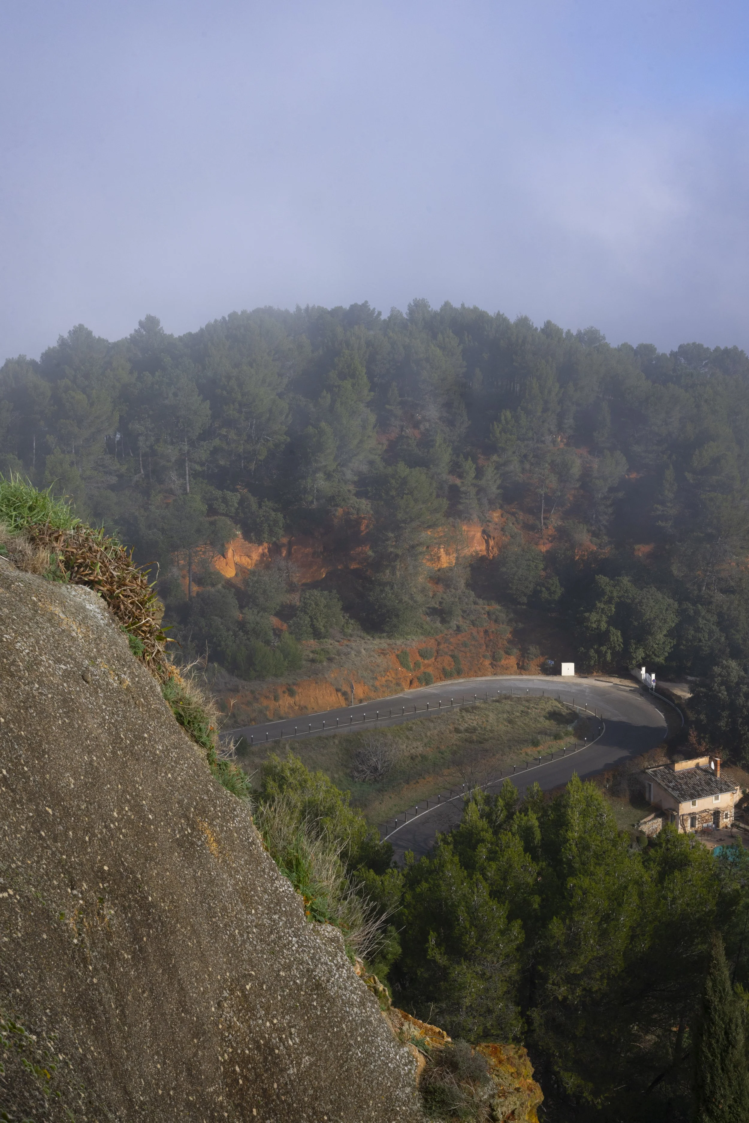 Roussillion, France, January 2026