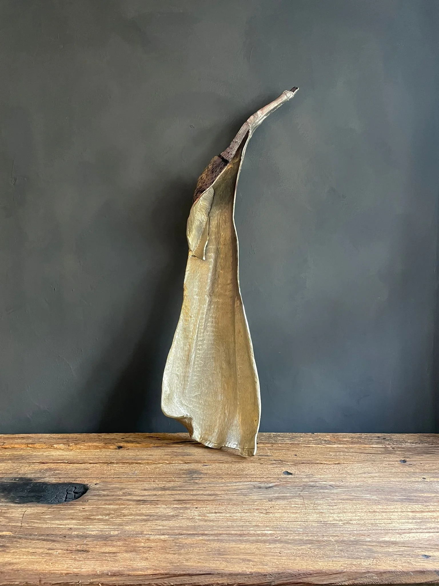 RELLIK | Cast Metal Palm Frond Sculpture