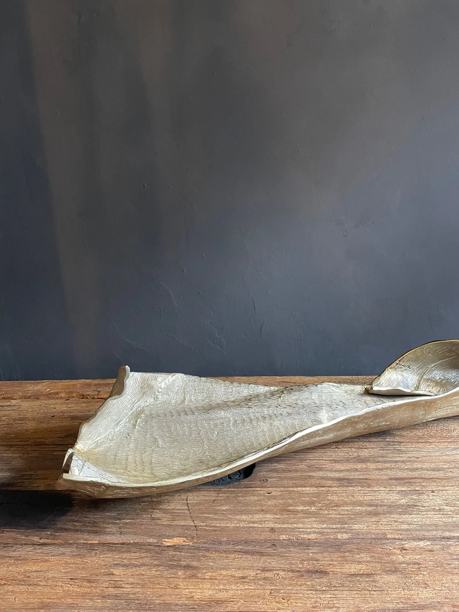 RELLIK | Cast Metal Palm Frond Sculpture