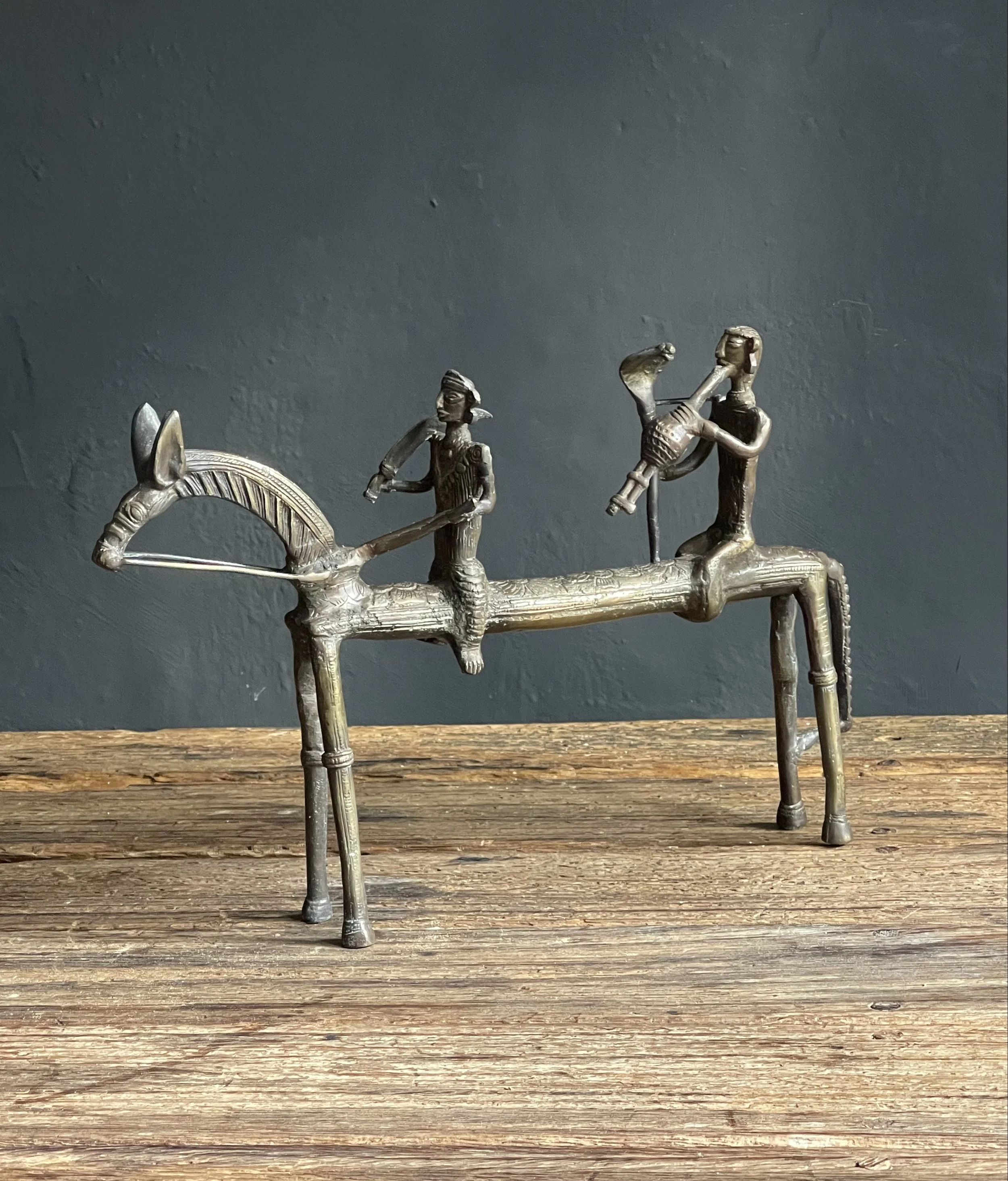 RELLIK | Vintage Indian DHOKRA Brass / Bronze Sculpture