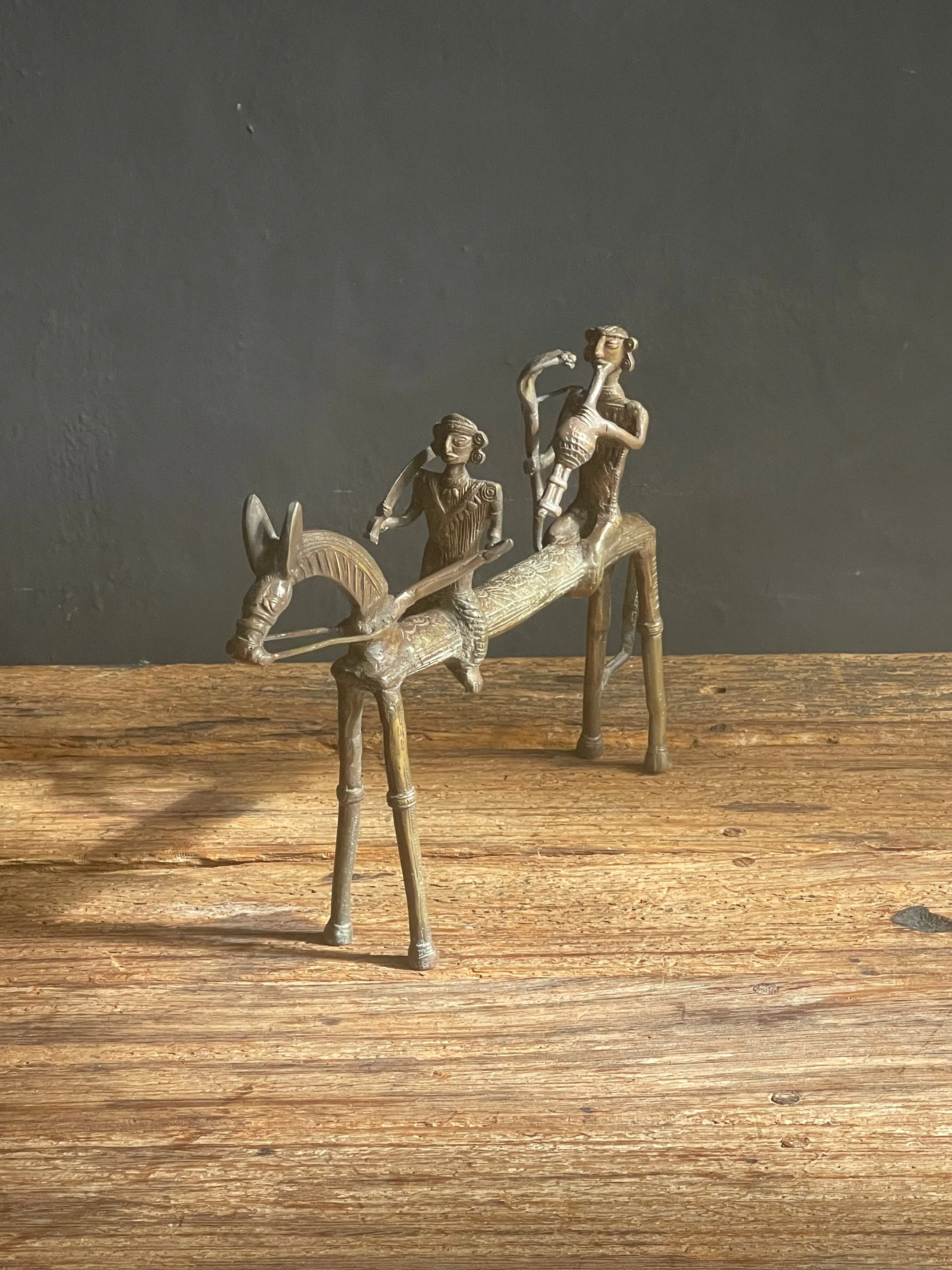 RELLIK | Vintage Indian DHOKRA Brass / Bronze Sculpture