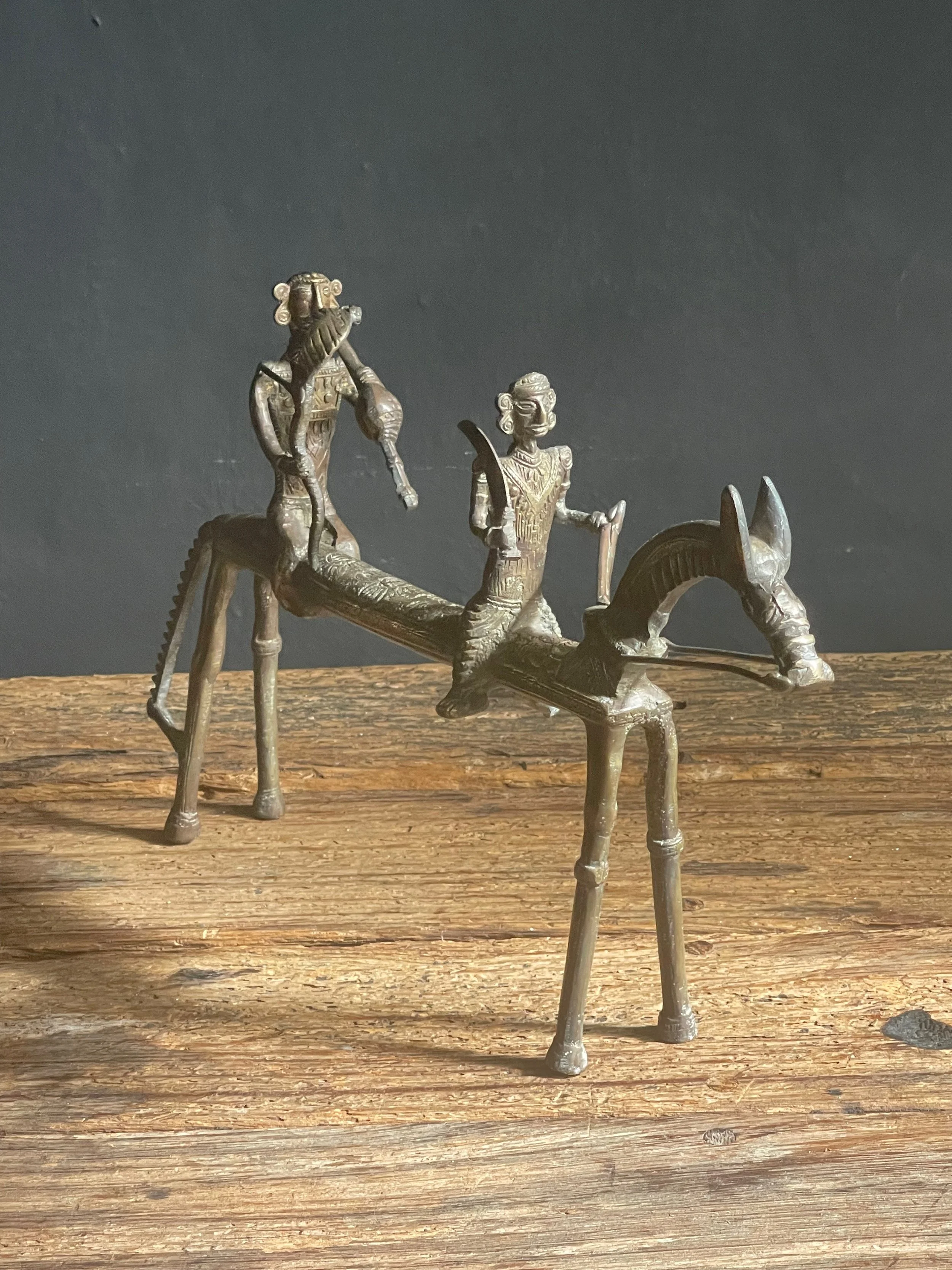 RELLIK | Vintage Indian DHOKRA Brass / Bronze Sculpture