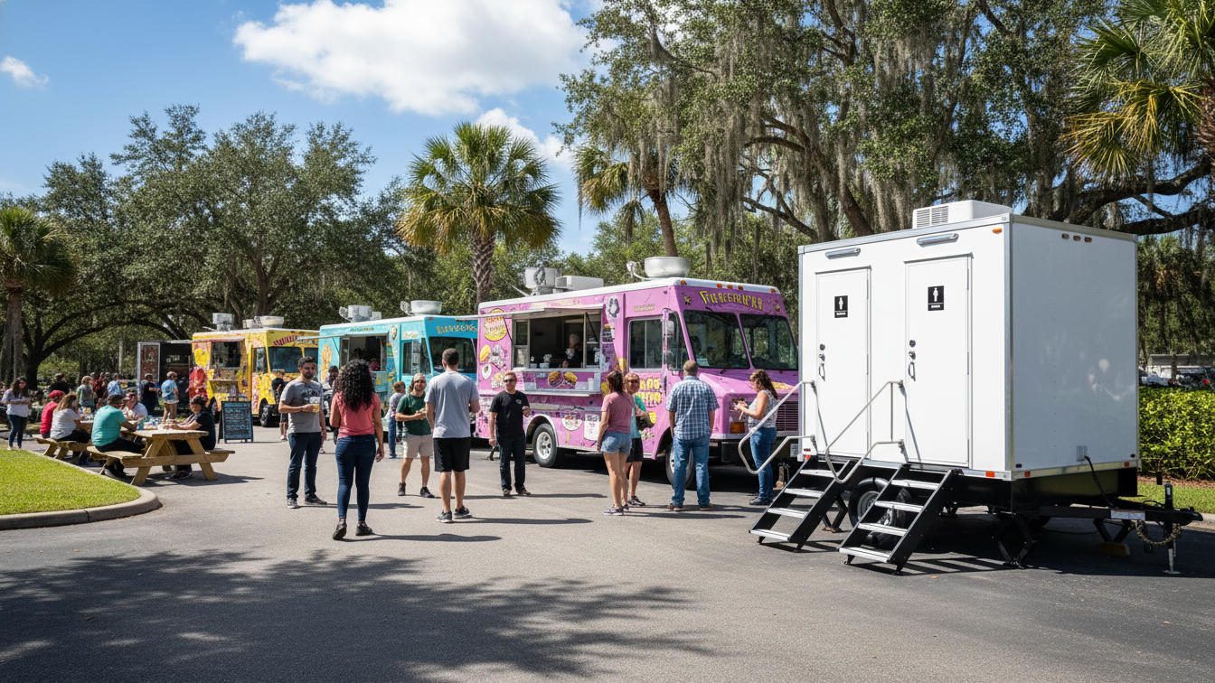 food truck events restroom trailers florida