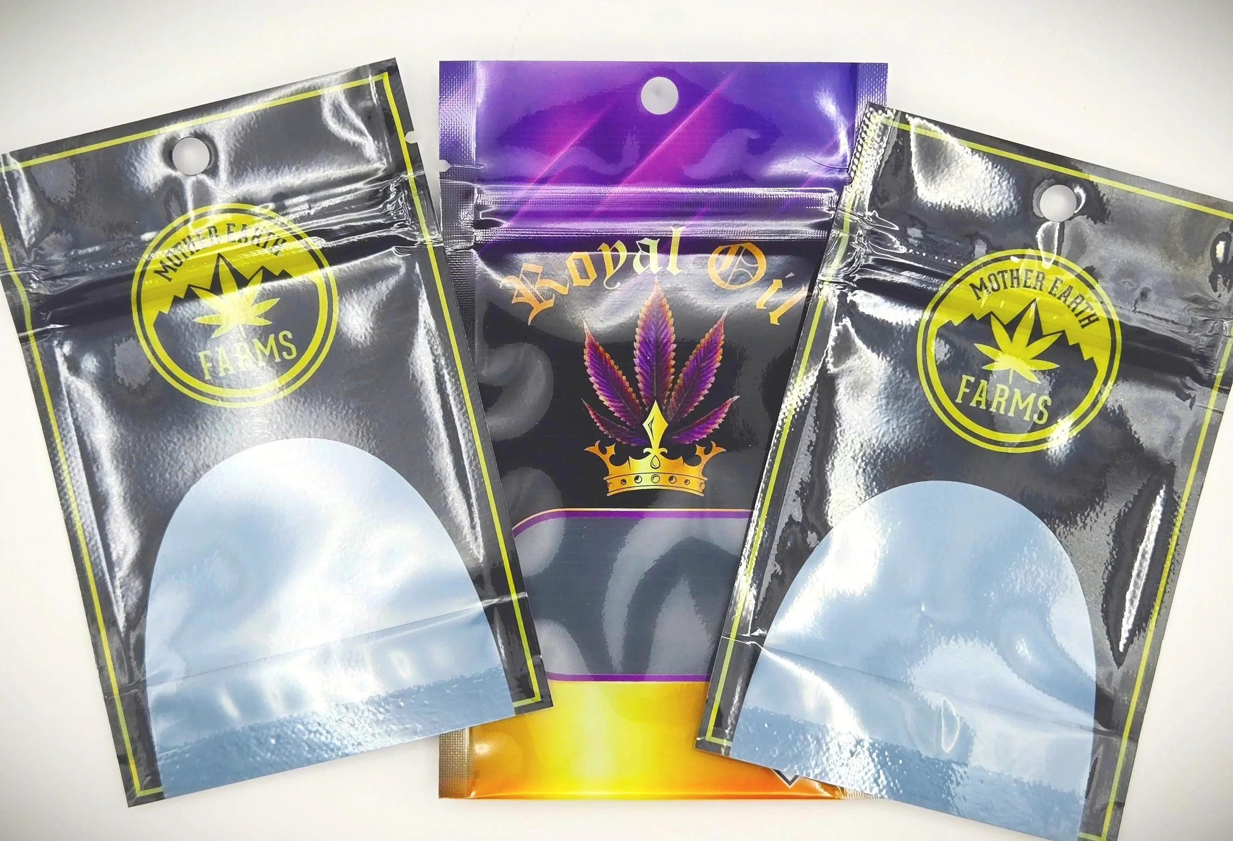 stand up pouches bags for cannabis edibles gummies zipper child resistant pouches