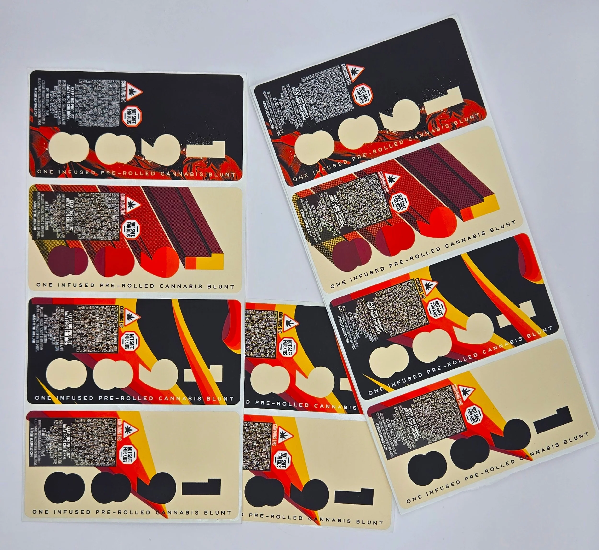 specailized digital cannabis labels low volume or high volume