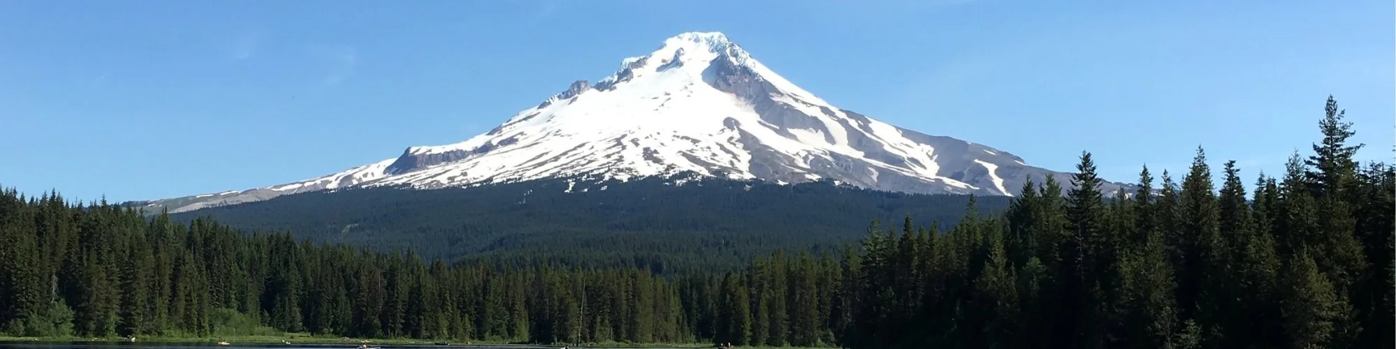 View of Mt Hood from Trillium Lake, Oregon