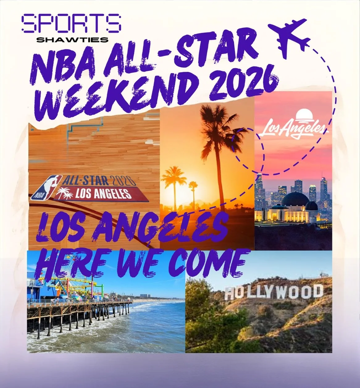 The Sports Shawties just touched down in Los Angeles for NBA All-Star Weekend, and it&rsquo;s up from here! 
Who&rsquo;s in the city this weekend? Tap in and let us know if you&rsquo;re here so we can link up at some of the hottest events, day partie