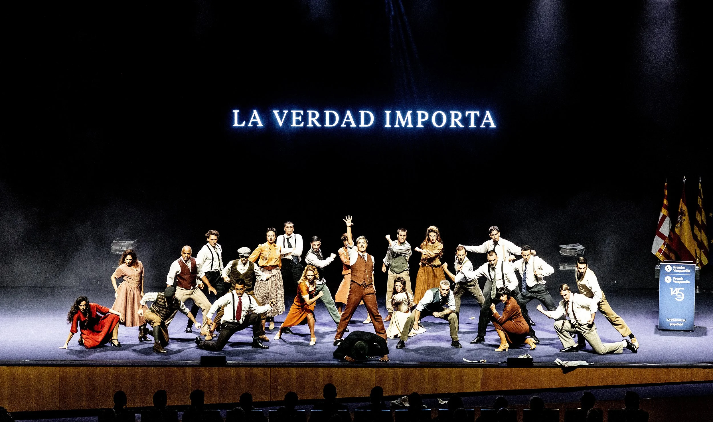 Premios Vanguardia 2026: el elenco de Cuatr8chos bajo el lema La verdad importa