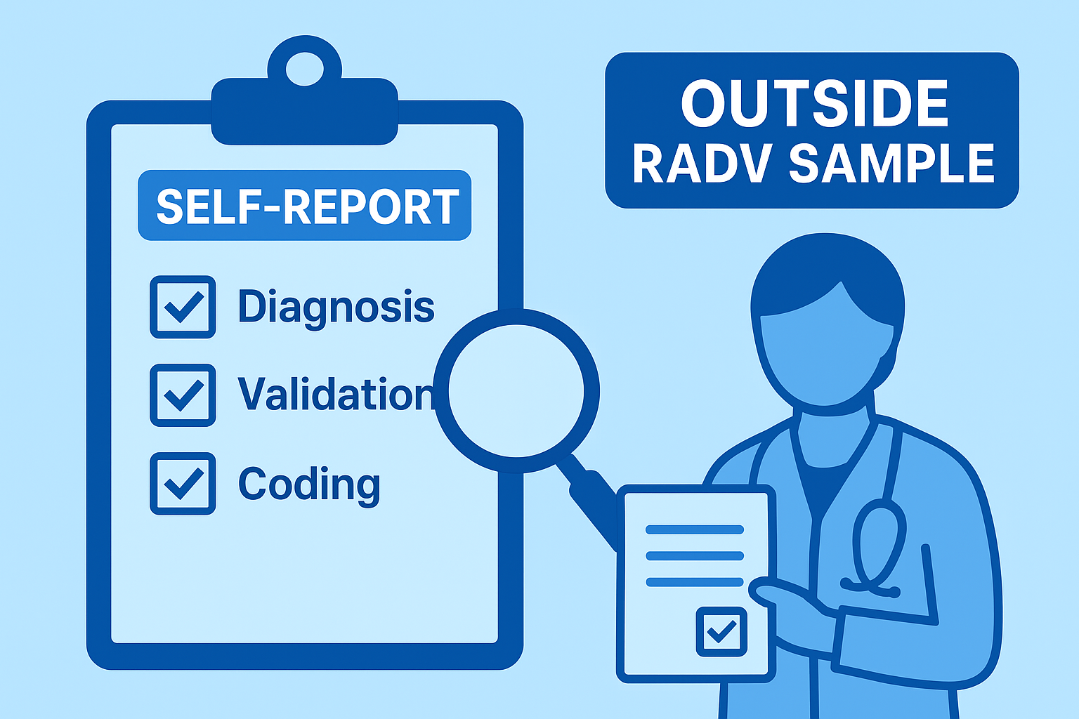 Self-Reporting Still Applies Outside the RADV Sample
