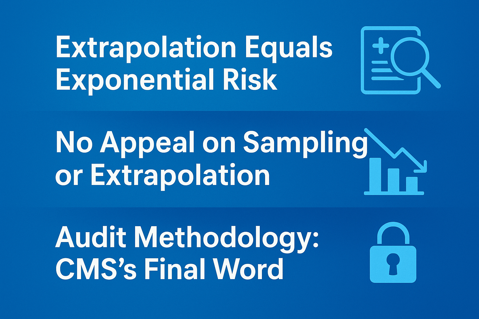 No Appeal Rights for Sampling or Extrapolation