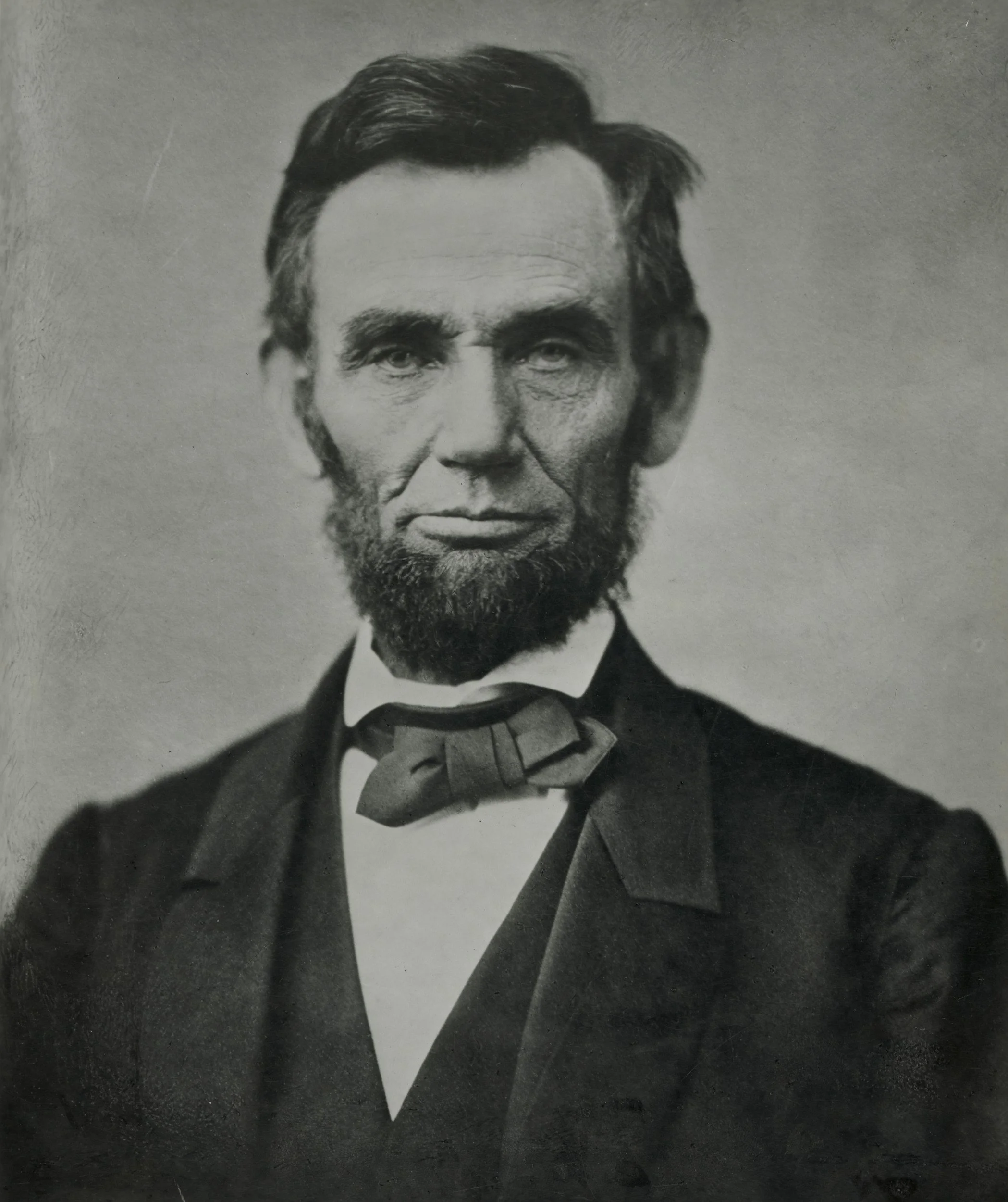 A photo of President Abraham Lincoln