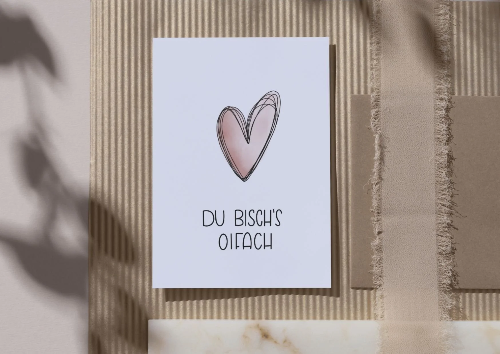 Du bisch´s oifach (Klappkarte)