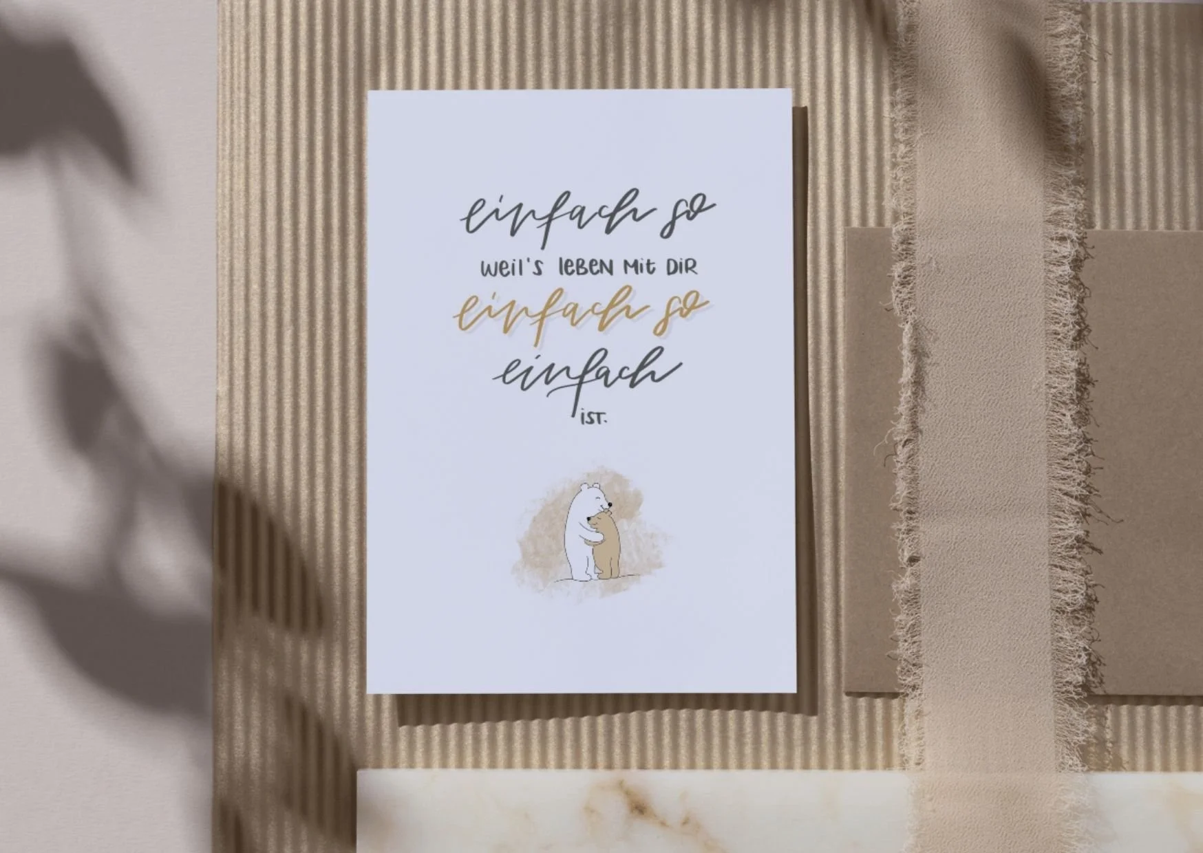 Einfach so (Klappkarte)