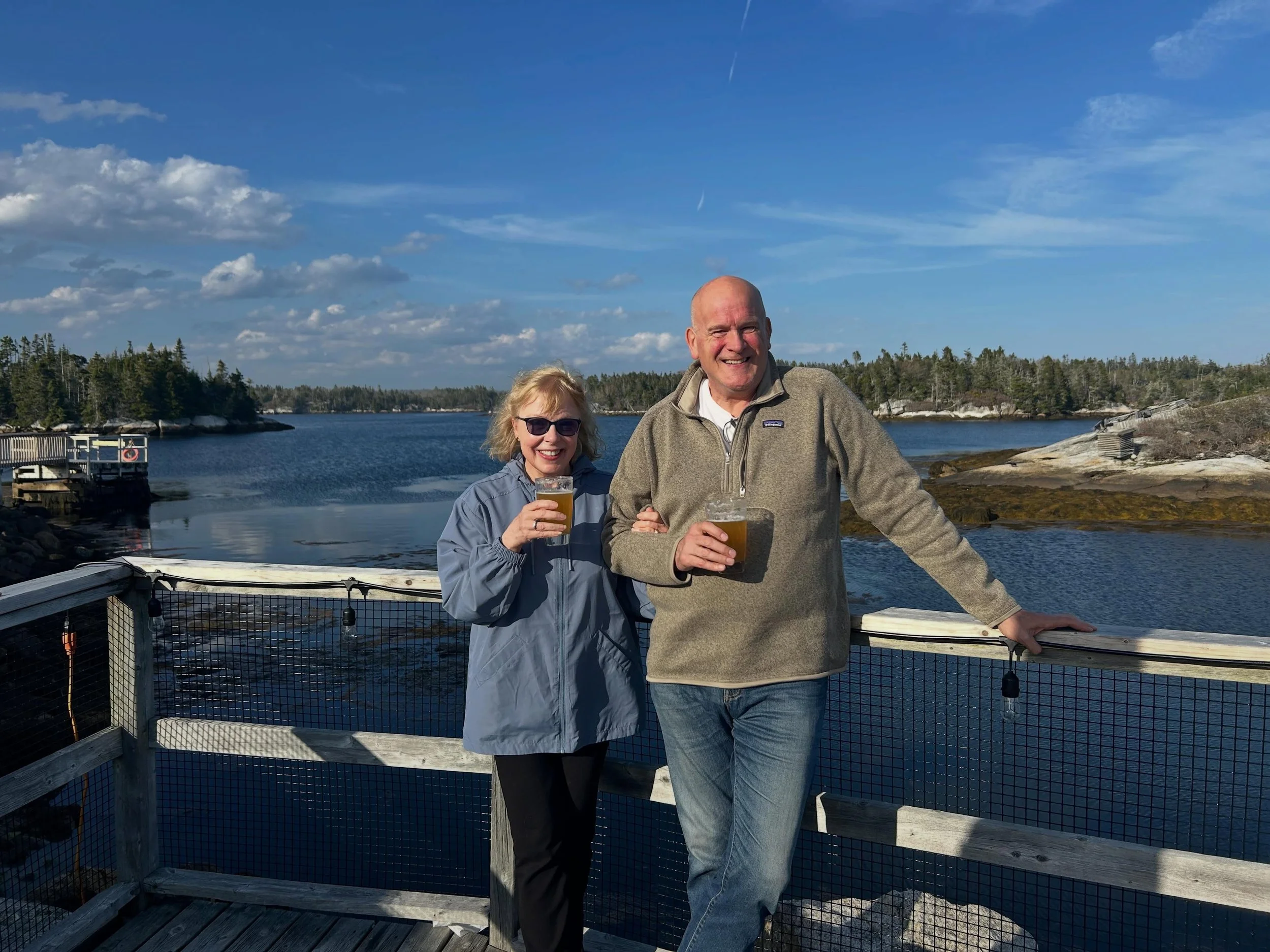 Today was the hottest May 20 ever recorded in Nova Scotia. It was also my birthday. We were in Fredericton on business and spent the afternoon driving back in a car with no air conditioning - thanks, previously reliable vehicle. Anyway, the day ended