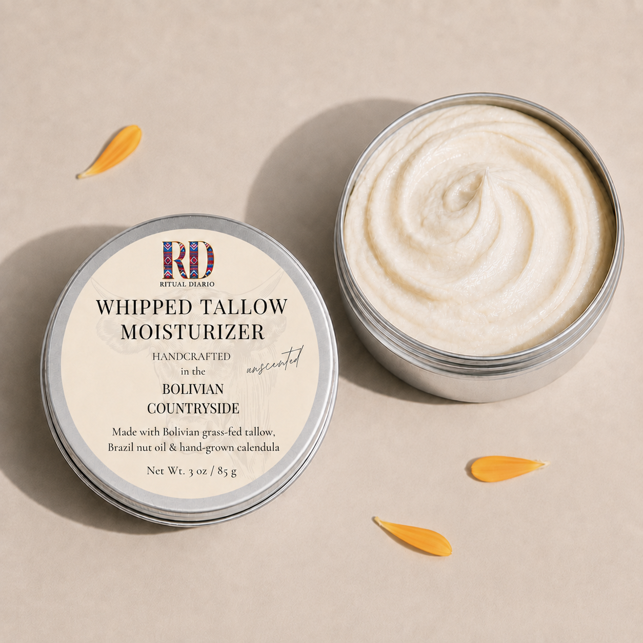 Unscented | Whipped Tallow Face Cream