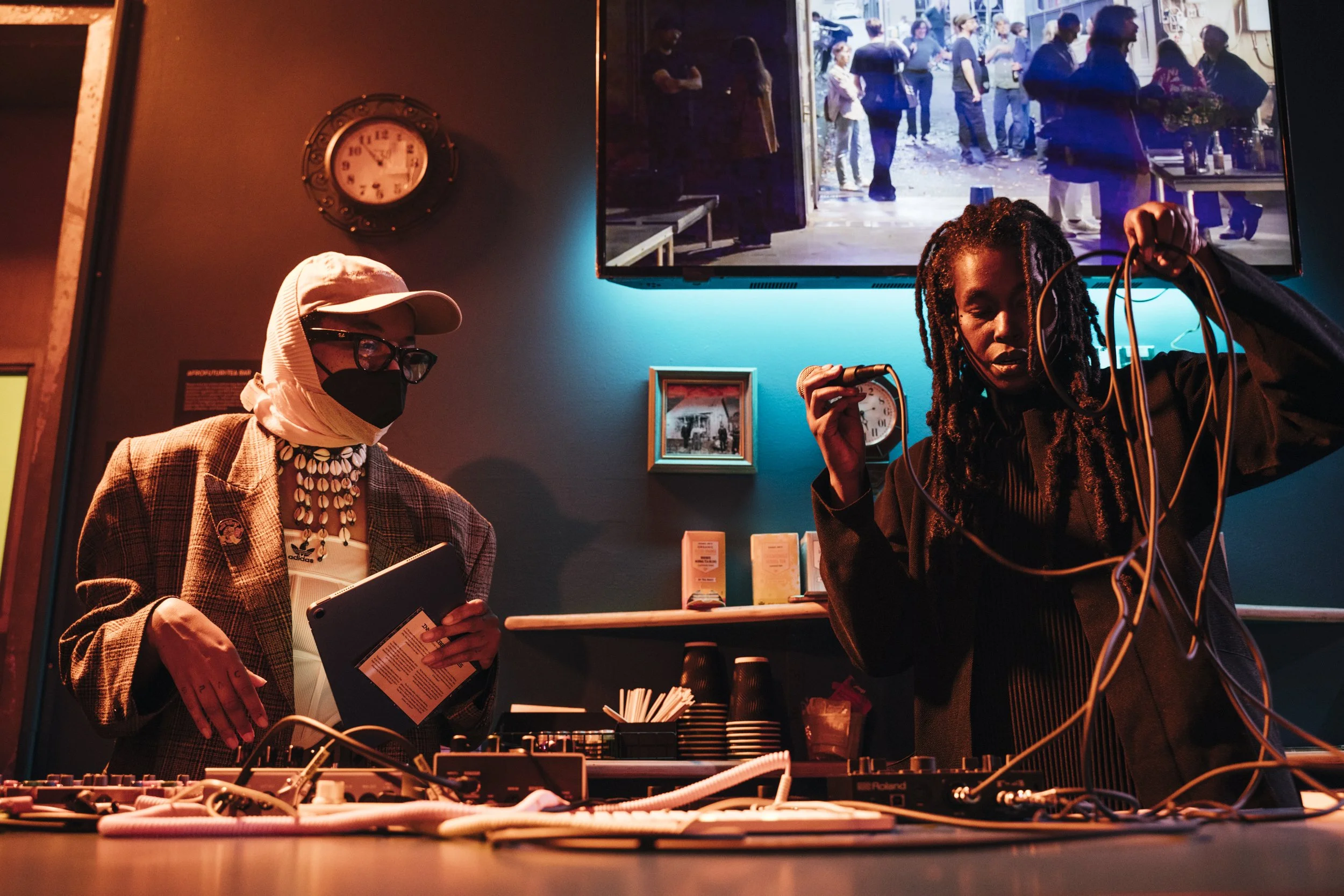 Rasheedah Phillips and Camae Ayewa 