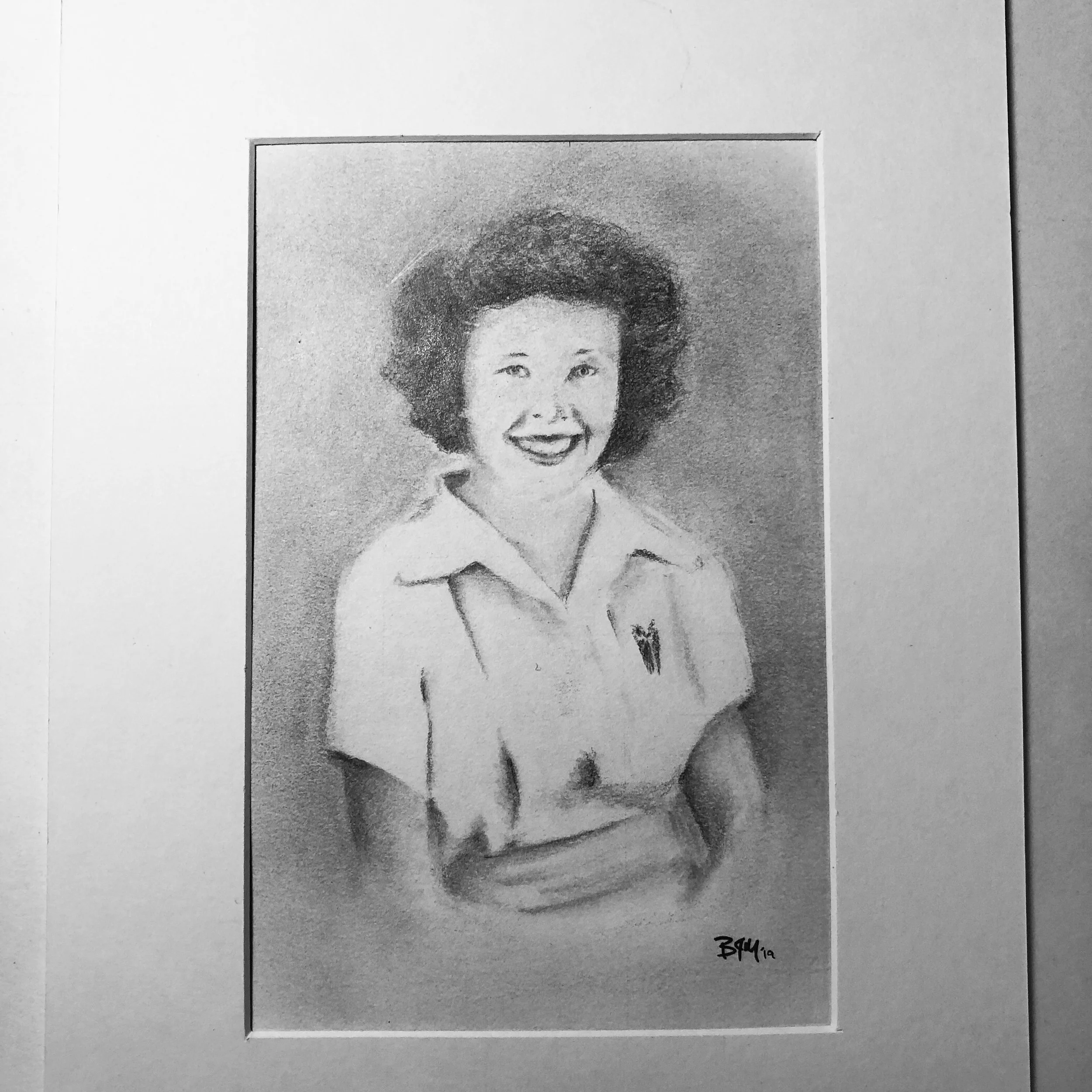 Ma - Graphite 
4" x 6"
(Commissioned for Private Collection) 