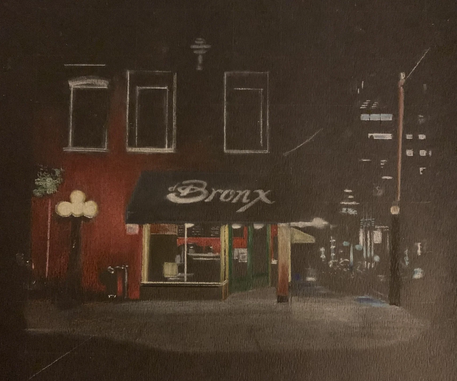 On D' Street of D' Bronx - Colored Pencil
10" x 12"
ORIGINAL: $350
AVAILABLE FOR PURCHASE
PRINTS AVAILABLE 