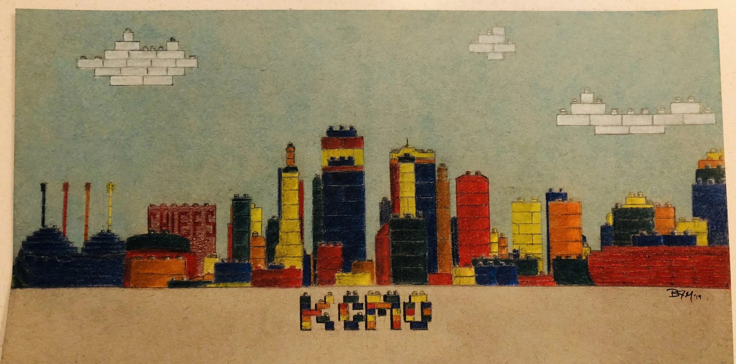 Lego KC - Colored Pencil
8" x 12"
(Commissioned for Private Collection)
PRINTS AVAILABLE