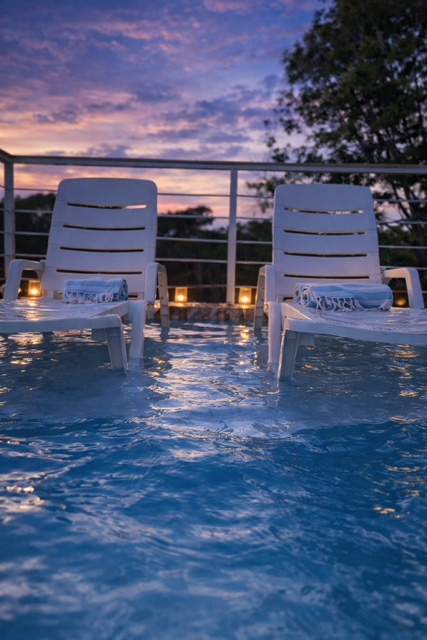 Golden hour dips, where day melts into nights