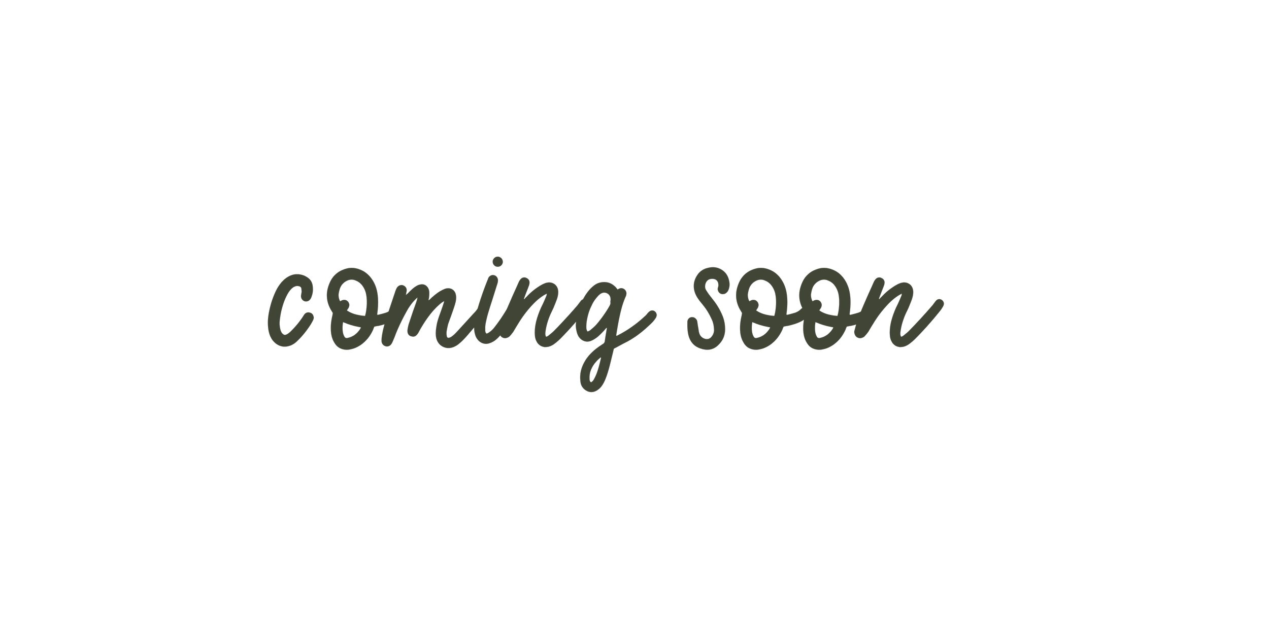Black background with the words 'coming soon' in the center in faded dark gray script font.