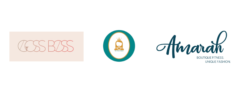 Design elements with the text 'Less Buzz' on the left, a circular badge with a fridge and jar icon in the center, and the words 'Anaah' and 'Homestead' written in stylized fonts on the right.