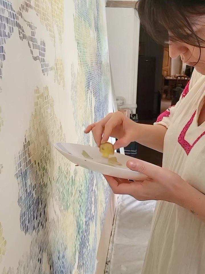 I&rsquo;m thrilled to be using this #wallcovering in a #healthcaredesignproject because the design evokes the lightness of a sunlit botanical landscape. The colors provide a calming regulating effect, essential for a wellness environment that wants t