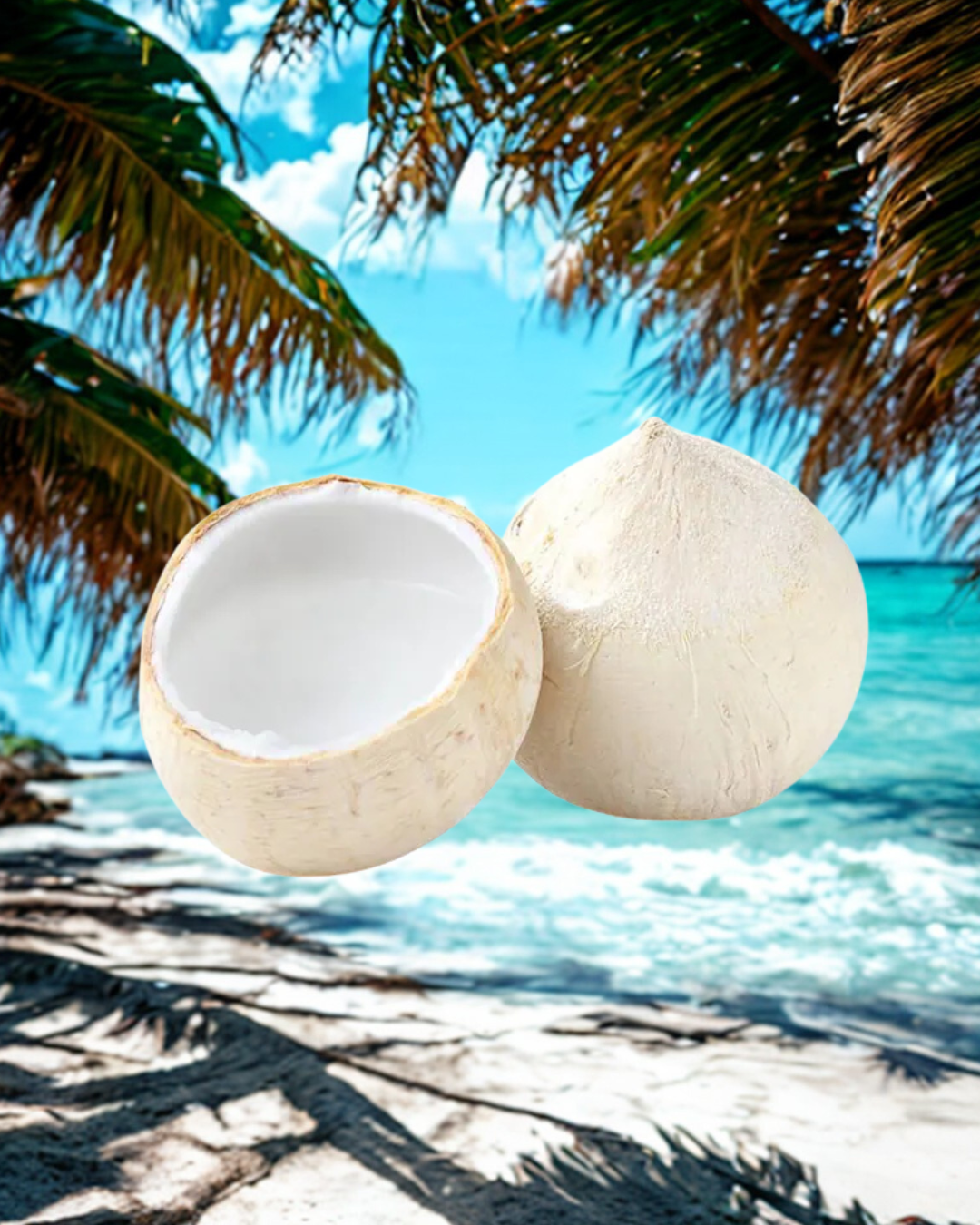 椰王 (Husked Coconut)