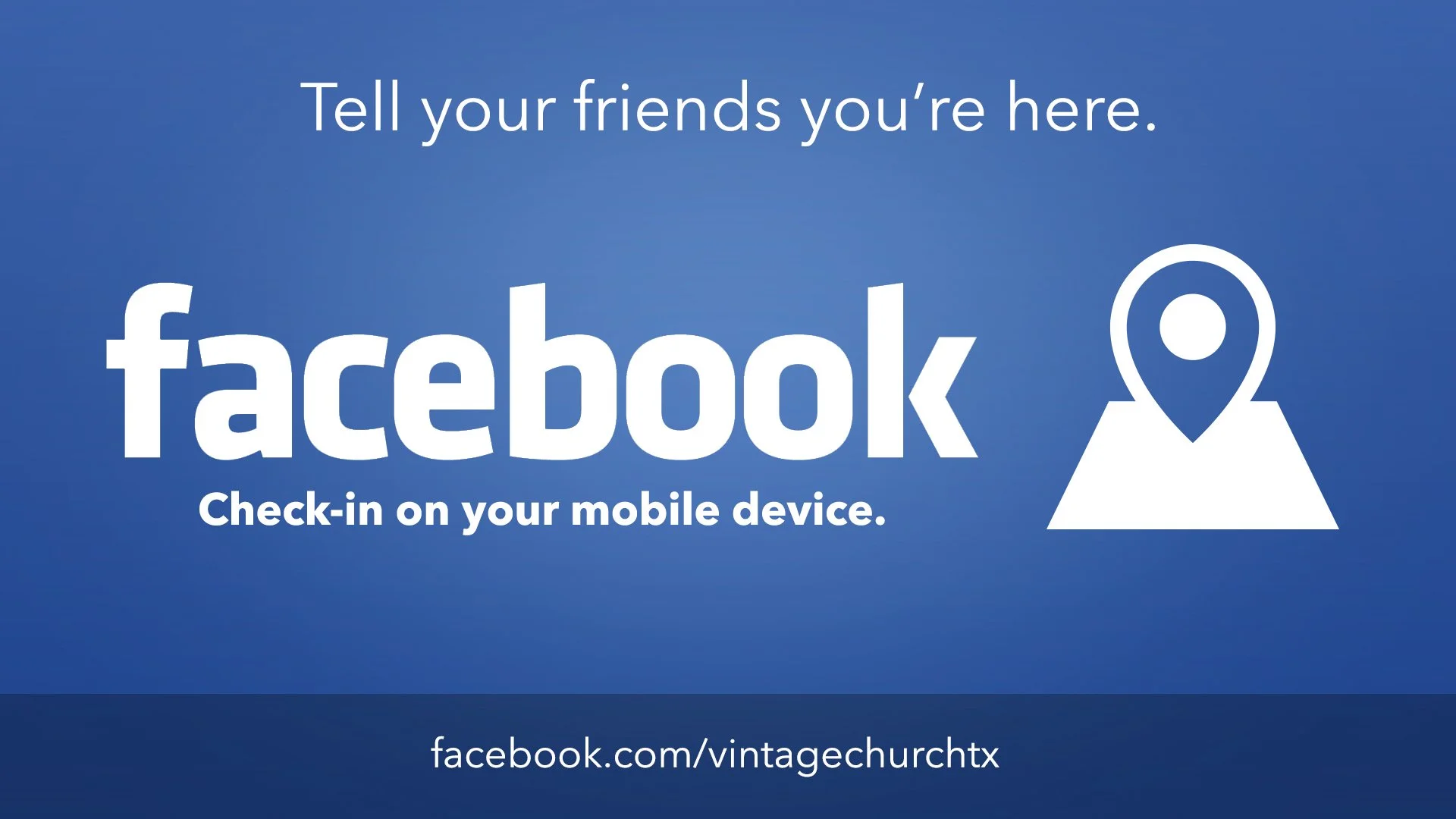 Check In On Facebook