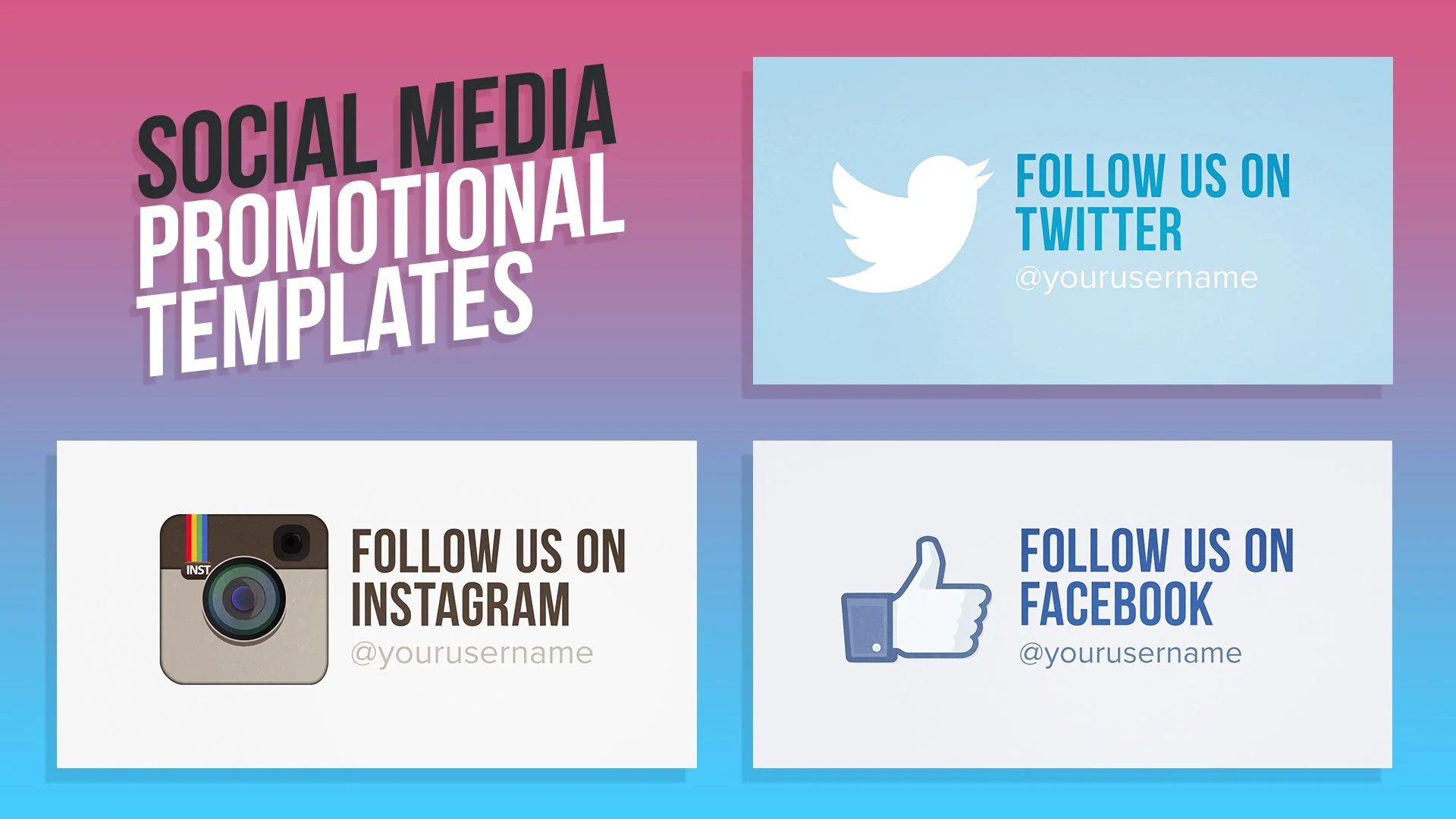 Social Media Promotional Templates