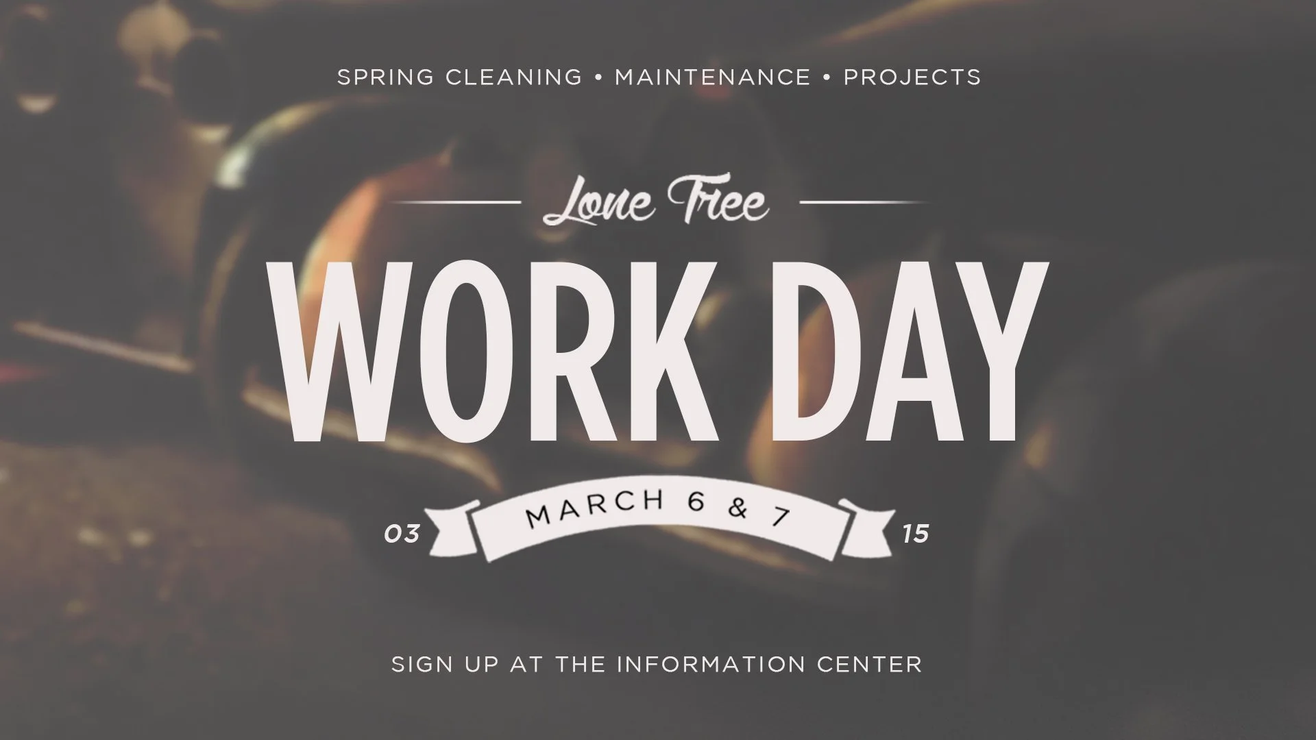 Lone Tree Work Day