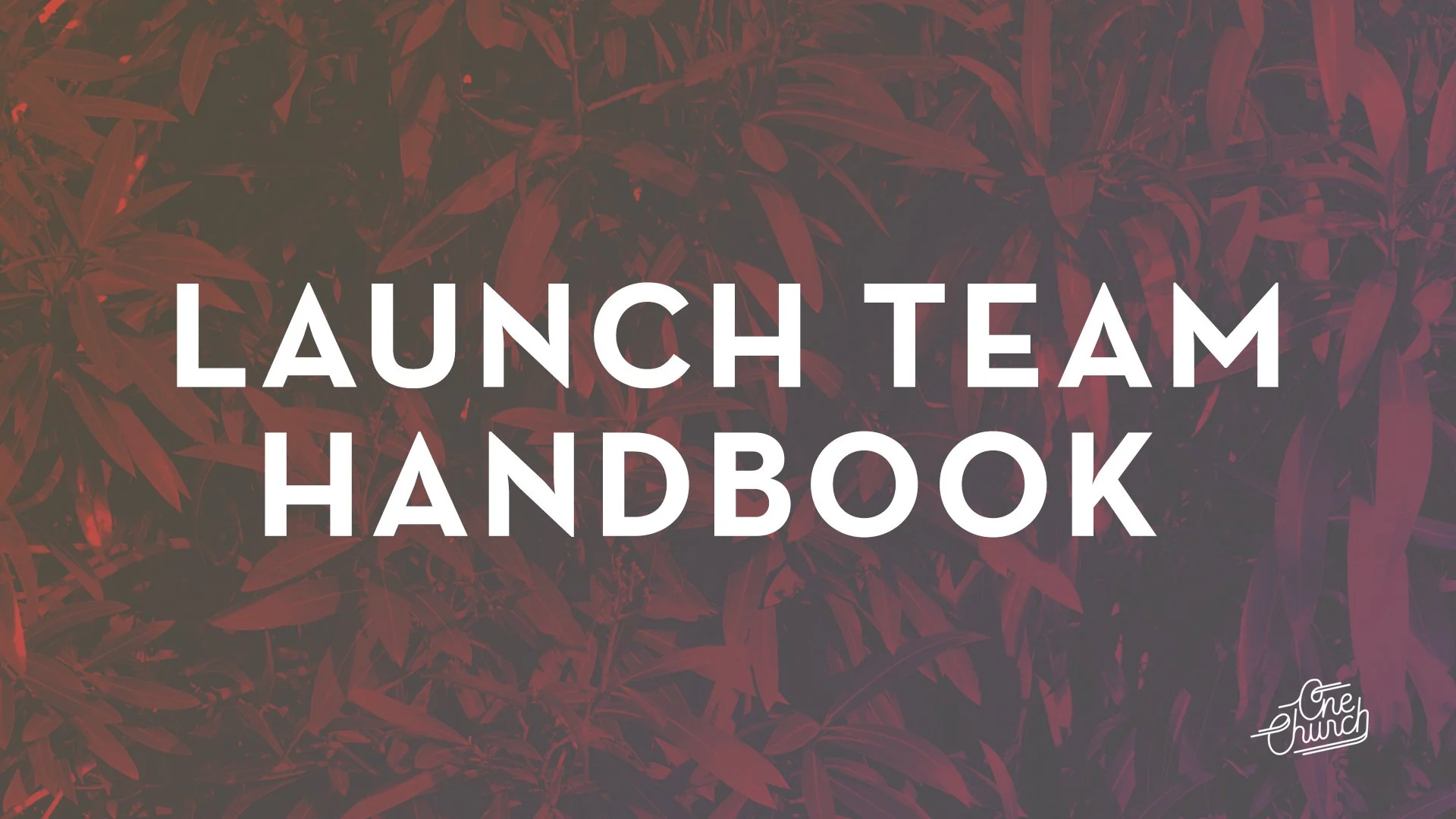 Launch Team Handbook