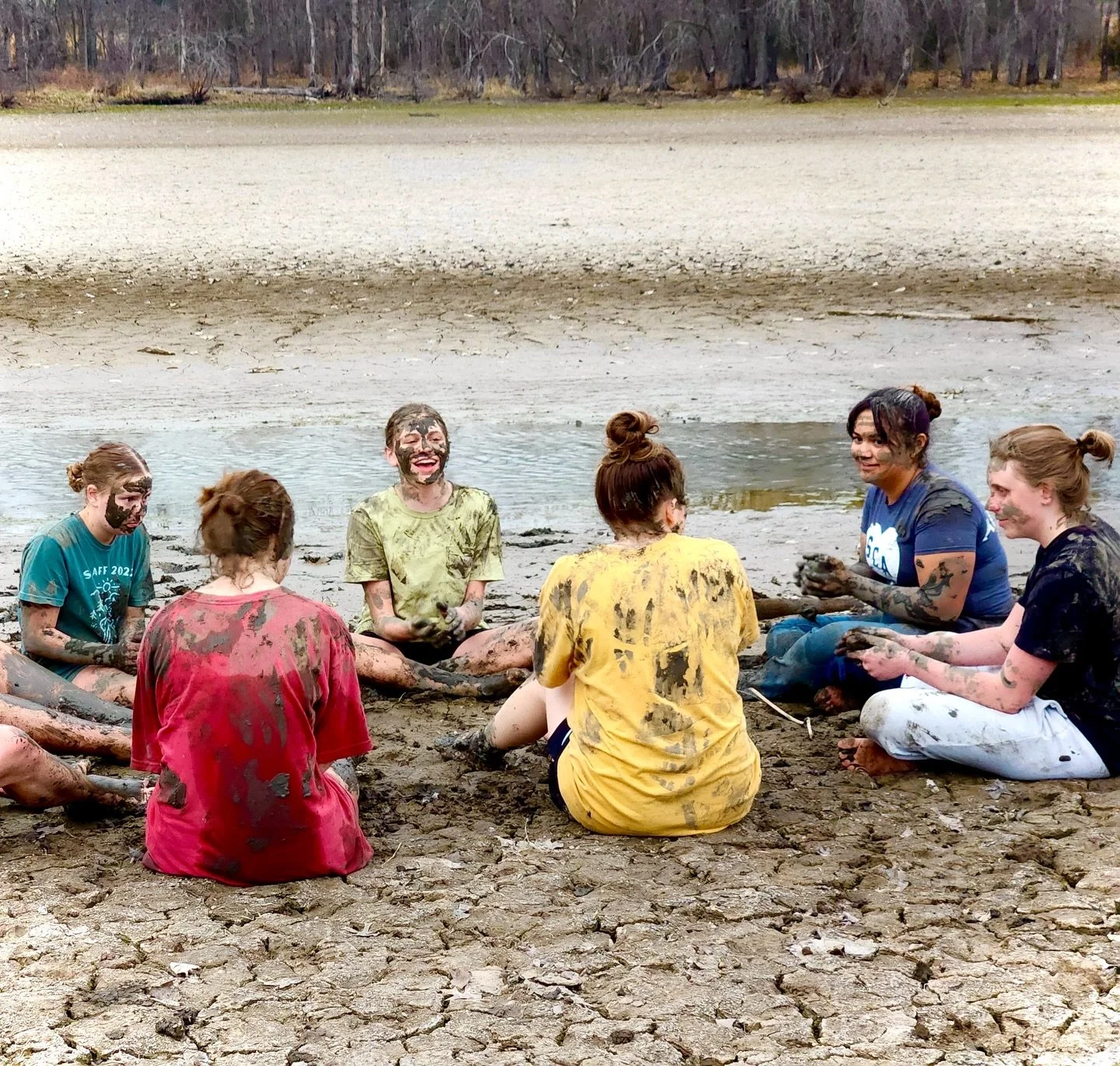 Joyful, messy, and deeply loved. 🤎 Sometimes the best moments happen when we slow down and play with the God who invented mud pies.

Women aged 13-19, join us lakeside in the Ozarks January 16-18th for our annual retreat ✨ DM or email at splatadvent