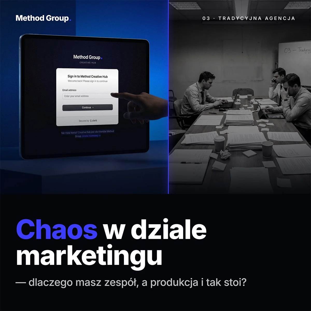 Chaos w dziale marketingu. Dlaczego masz zespół, a produkcja i tak stoi?