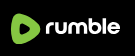 Rumble logo with a green play button and black text on a white background