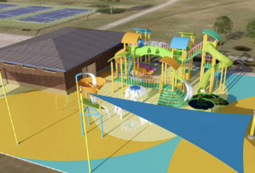 Country Aire Splash Pad (Conceptual rendering, not a final design)