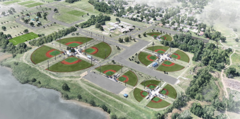 Indian Springs Sports Complex – Overall  (Conceptual rendering, not a final design)
