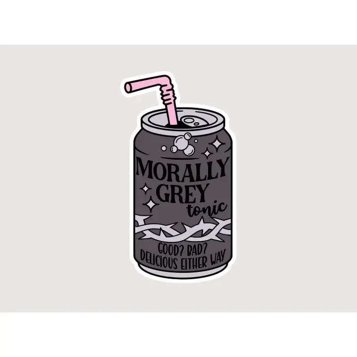 Morally Grey Sticker