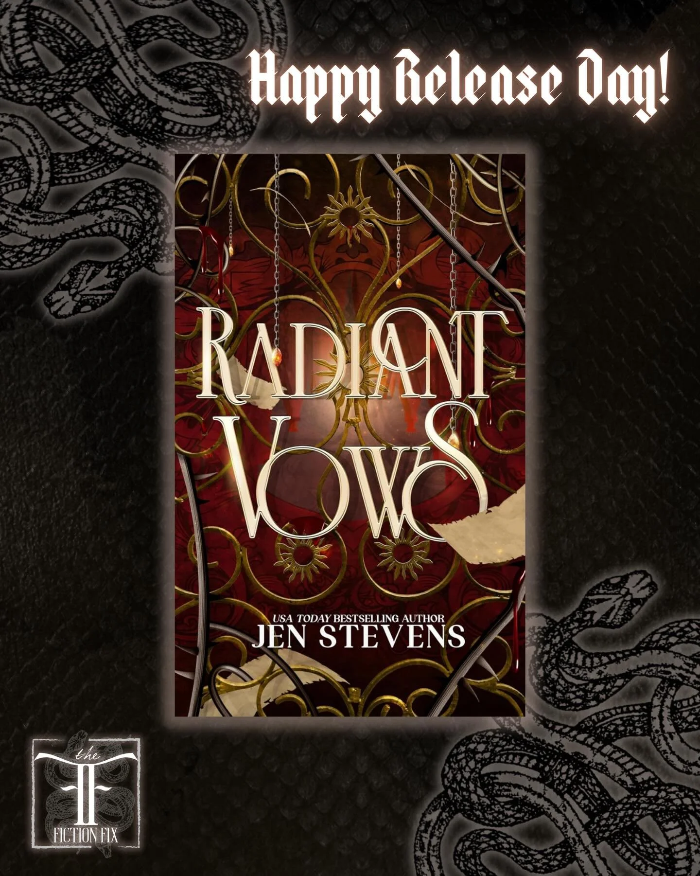 Happy release day @authorjenstevens 🖤

This WILL be your favorite new romantasy, I PROMISE. Can&rsquo;t wait to do more of this incredible series 🥹😍