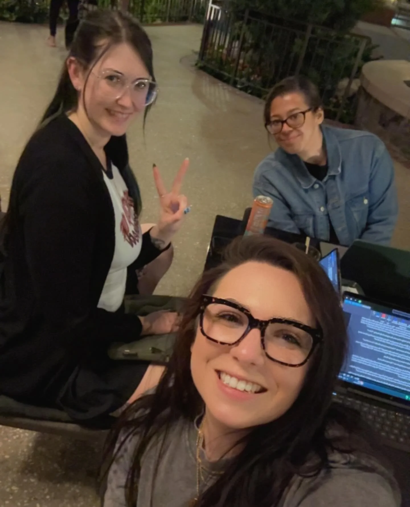 In case you needed to know what your editor(s) do at ApollyCon&hellip;

The answer is work. Always work. 

The Fiction Fix has expanded &mdash; Lex, Amanda, Andrea, and Jen are ready for your manuscripts via thefictionfix.com🖤

Alexa (me!) is taking