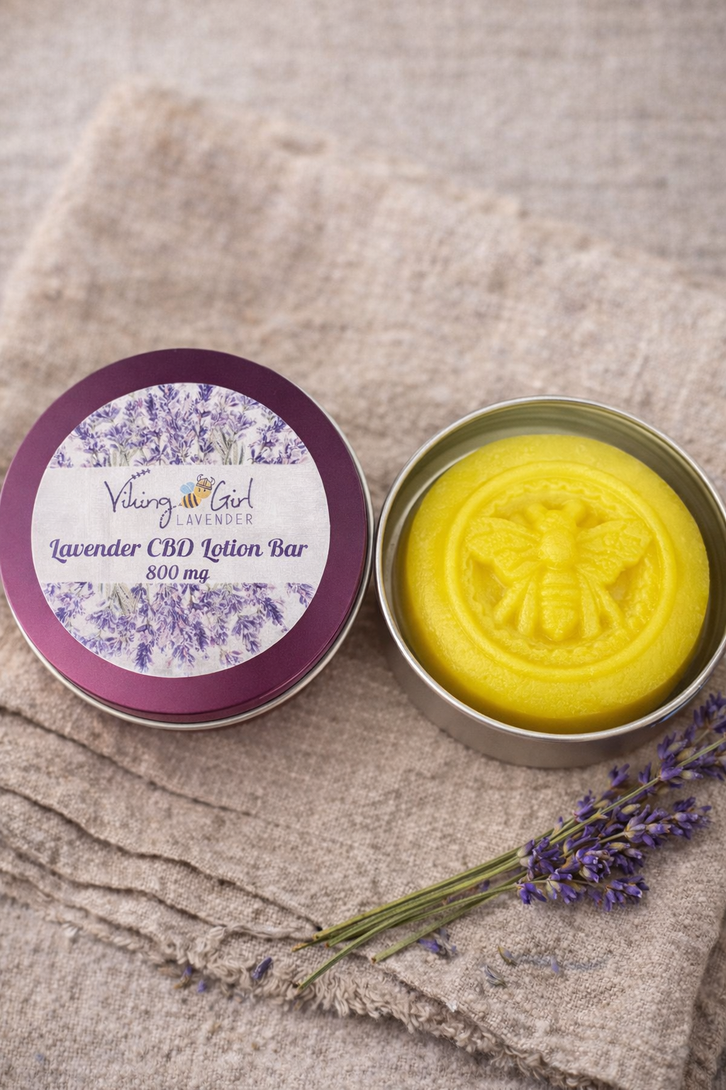 Lavender CBD Lotion Bar