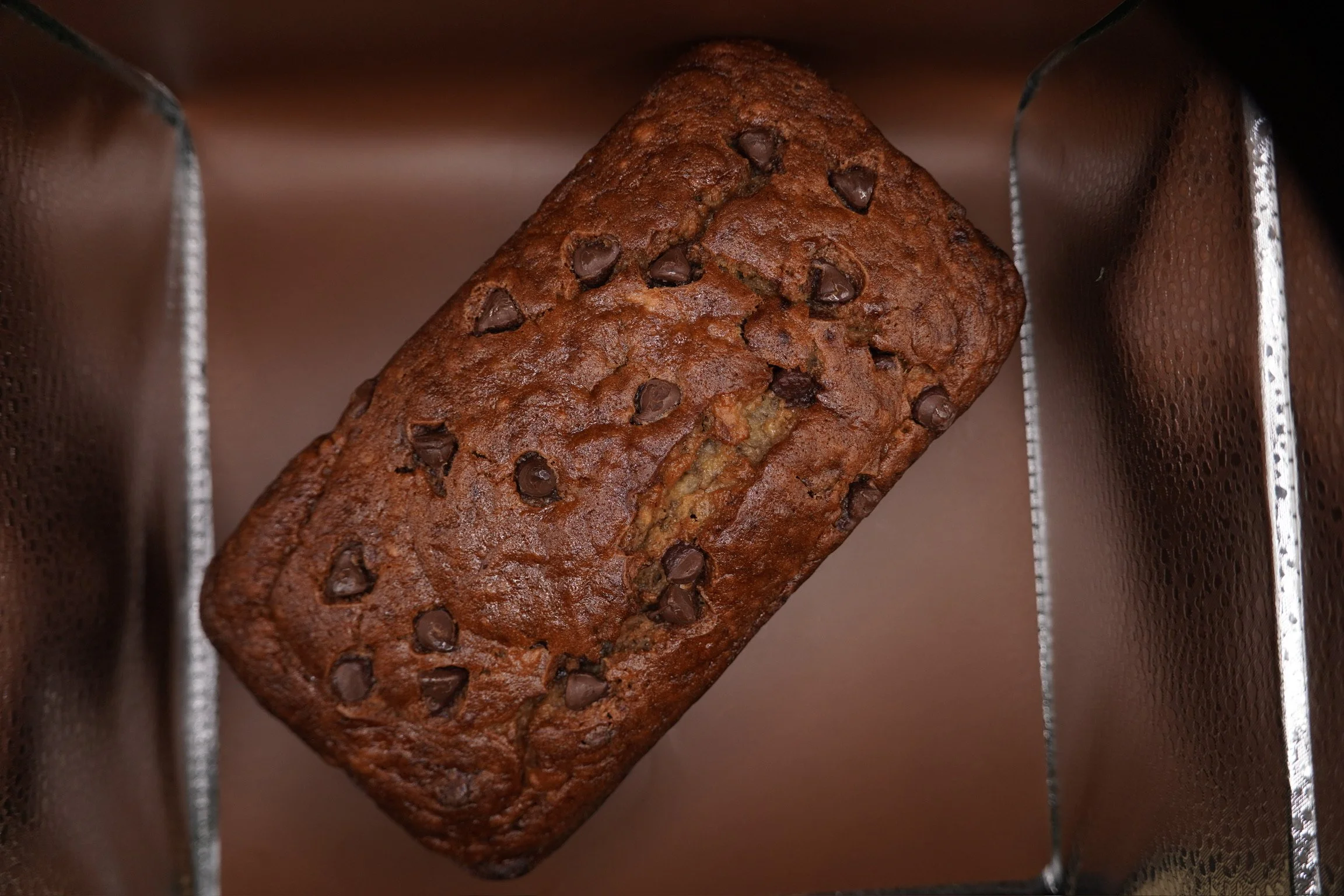 Protein Chocolate Chip Banana Bread Loaf